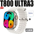 Relógio T800 Ultra 3 max Smart Watch Esportivo Sem Fio À Prova D'água